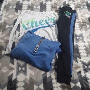 Hoodie long sleeve shirt and a pair of joggers